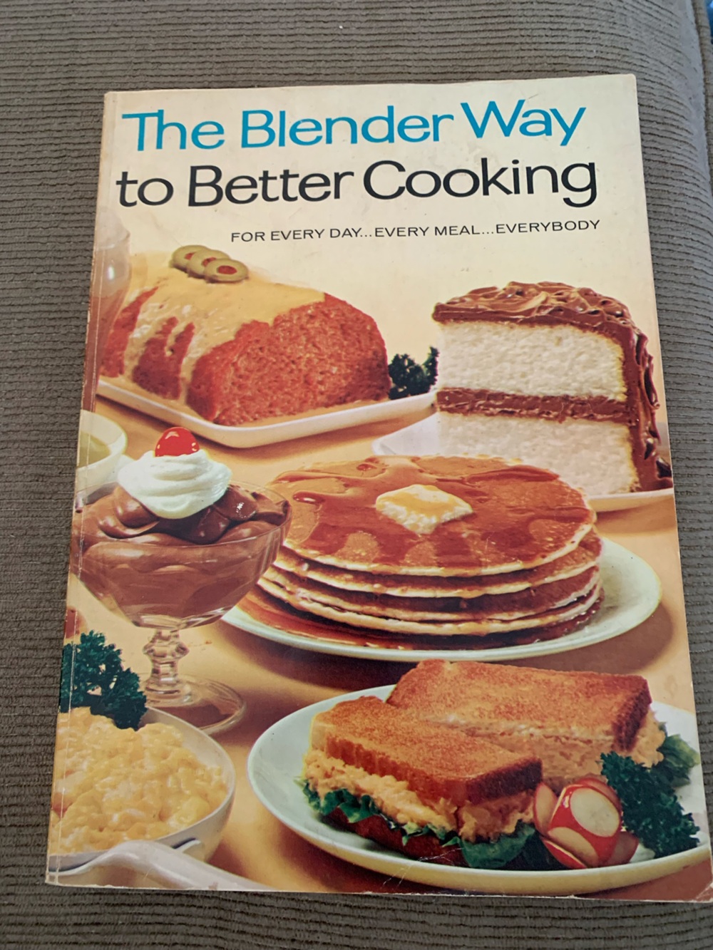 Hamilton Beach Cookbook Cover — cream, tan, brown, white, red, green